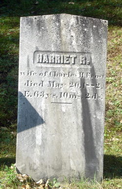 Harriet R <I>Burgess</I> Frost 