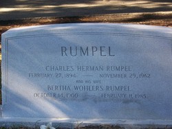 Bertha <I>Wohlers</I> Rumpel 