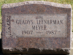 Gladys Elizabeth <I>Leenerman</I> Meyer 