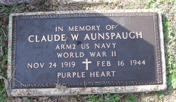 Claude W Aunspaugh 