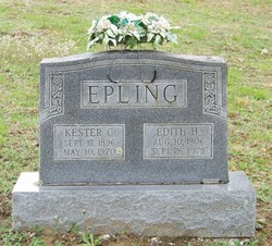 Edith <I>Hopson</I> Epling 