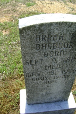 Arrah <I>Parrish</I> Barbour 