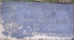 Donna <I>Barnes</I> Lang 
