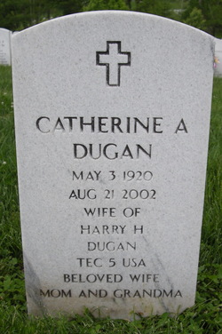 Catherine Agnes <I>Meurer</I> Dugan 