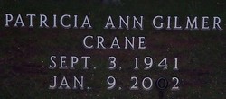 Patricia Ann “Pat” <I>Gilmer</I> Crane 