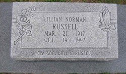 Lillian <I>Norman</I> Russell 