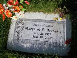 Margaret Fredricka <I>Gardener</I> Brockett 