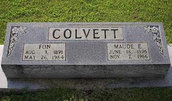 Maude E <I>Cooke</I> Colvett 