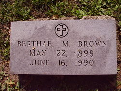 Berthae Marie <I>Roberts</I> Brown 