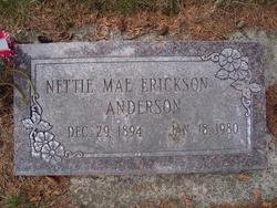 Nettie Mae <I>Erickson</I> Anderson 