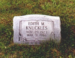 Edith M Knuckles 