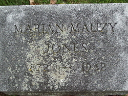 Marian <I>Mauzy</I> Jones 