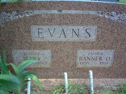 Banner Orsemus Evans 