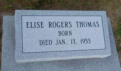 Elise <I>Rogers</I> Thomas 