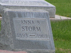 Anna B. <I>Billinger</I> Storm 