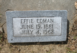Effie C <I>Bowles</I> Edman 