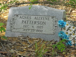 Agnes Allyene <I>Summers</I> Patterson 