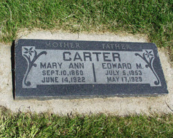 Mary Ann <I>York</I> Carter 