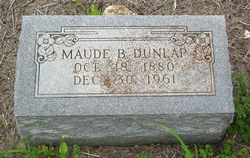 Maude Belle <I>Bigham</I> Dunlap 