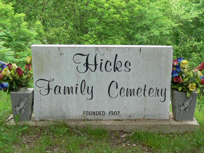 Hicks Family Cemetery #1