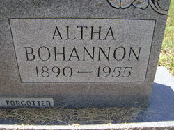 Altha Elizabeth Bohannon 