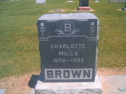 Charlotte Alcestor <I>Mills</I> Brown 