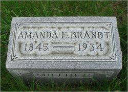 Amanda Elizabeth <I>Weist</I> Brandt 
