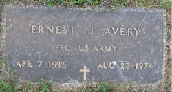 PFC Ernest James Avery 