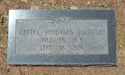 Martha Isabell <I>Woodward</I> Boatright 