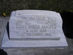 Edna <I>Baker</I> Hoopes 