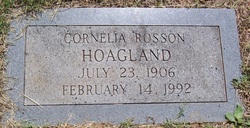 Cornelia <I>Rosson</I> Hoagland 