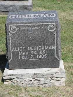 Alice Minerva <I>Kinney</I> Hickman 