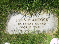 John P Adcock 