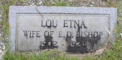 Lou Etna <I>Bishop</I> Bishop 