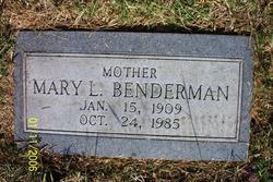 Mary Lydia <I>Bates</I> Benderman 
