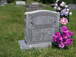 Mary E. <I>King</I> Davis 