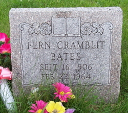 Fern <I>Cramblit</I> Bates 