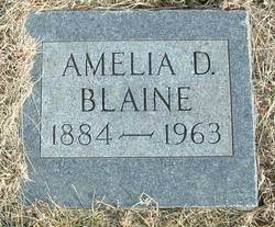 Amelia D <I>Lang</I> Blaine 