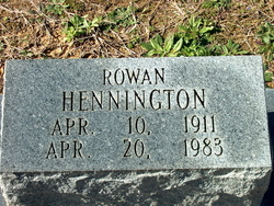 Albert Rowan Hennington 