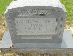 Frances <I>Wall</I> Hamm 