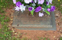 Martha Jane <I>Cloninger</I> McGinnis 
