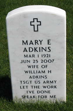 Mary E Adkins 