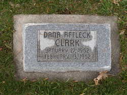 Dana <I>Affleck</I> Clark 
