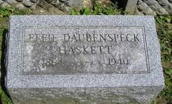 Effie <I>Daubenspeck</I> Haskett 