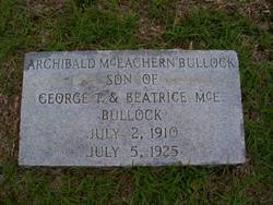 Archibald McEachern Bullock 