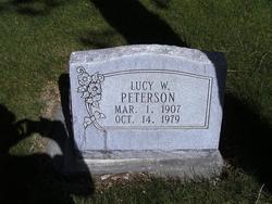 Lucy <I>Woodmansee</I> Peterson 