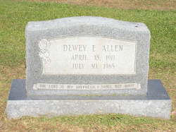 Dewey Edward Allen 
