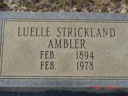Luelle <I>Strickland</I> Ambler 