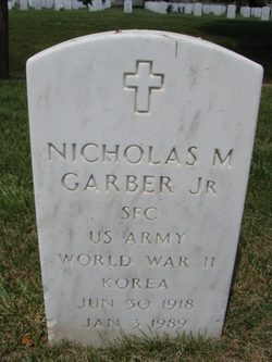 Nicholas M Garber Jr.