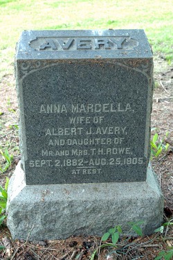 Anna Marcella <I>Rowe</I> Avery 